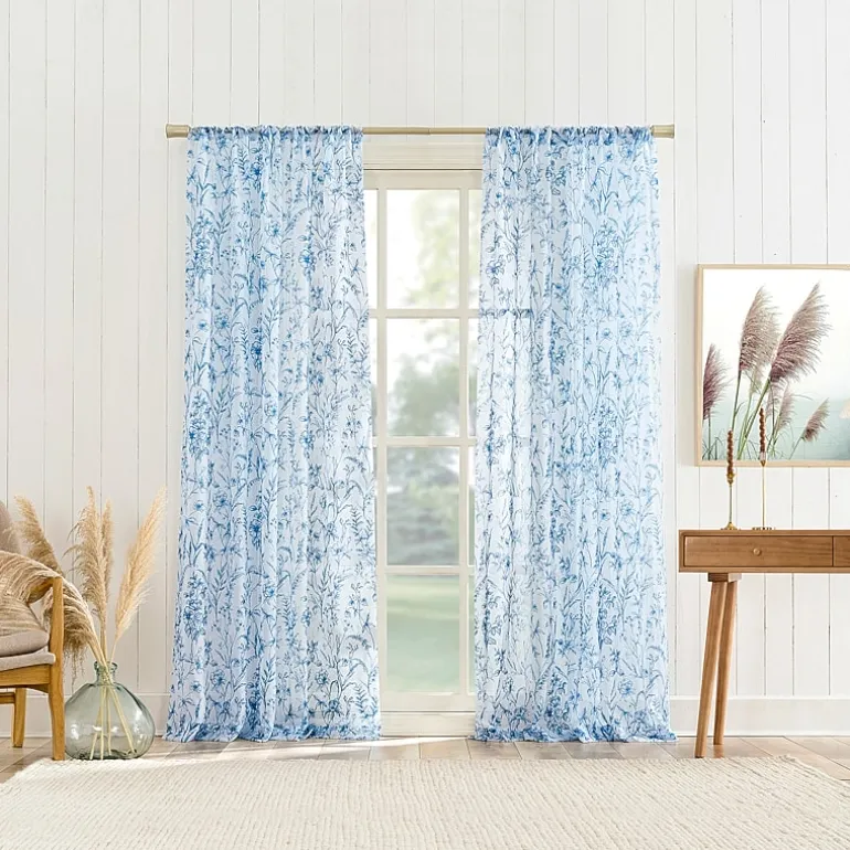 No 918 Ambree Rod Pocket Sheer Single Curtain Panel