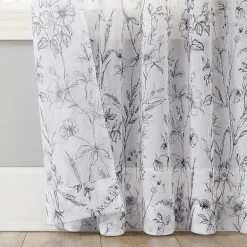 No 918 Ambree Rod Pocket Sheer Single Curtain Panel