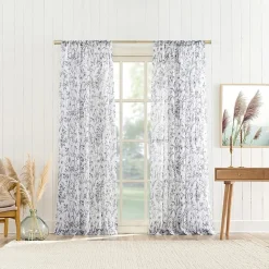 No 918 Ambree Rod Pocket Sheer Single Curtain Panel