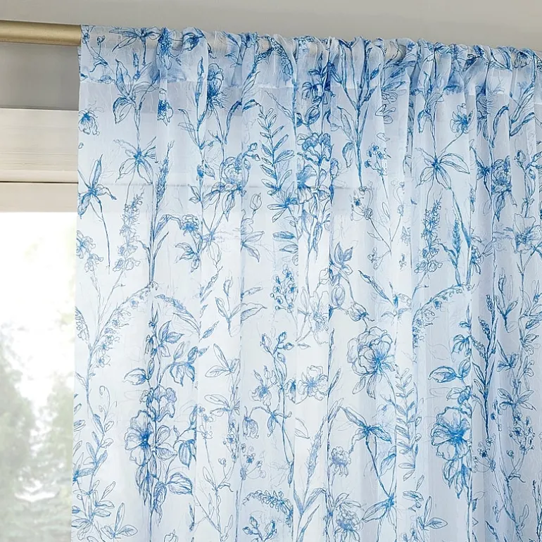 No 918 Ambree Rod Pocket Sheer Single Curtain Panel