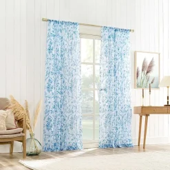 No 918 Ambree Rod Pocket Sheer Single Curtain Panel