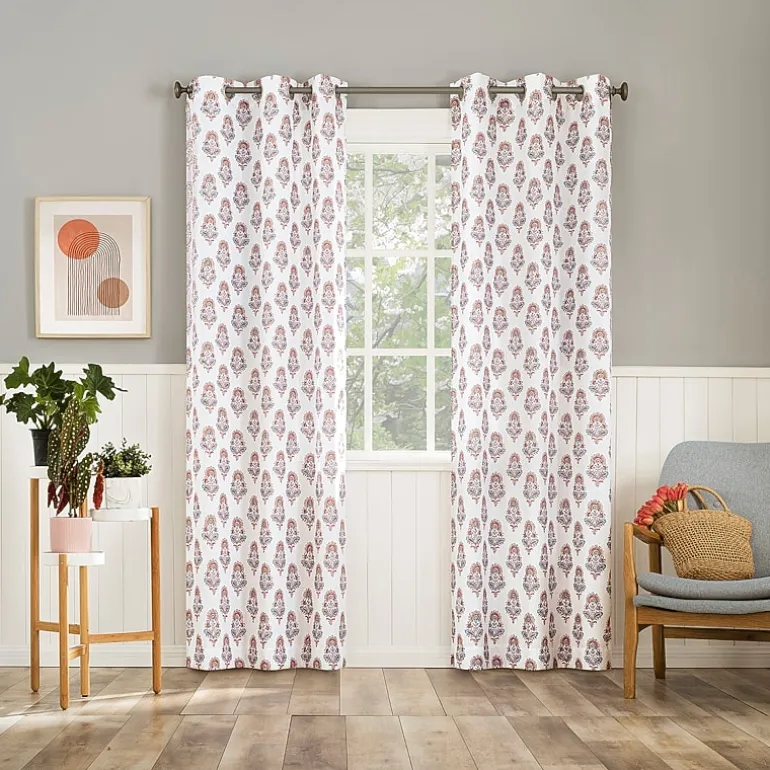 No 918 Avie Grommet Top Sheer Single Curtain Panel