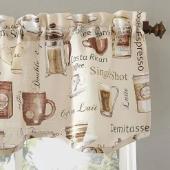 No 918 Berkley Kitchen Rod Pocket Scallop Valance