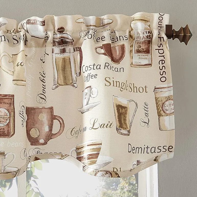 No 918 Berkley Kitchen Rod Pocket Scallop Valance