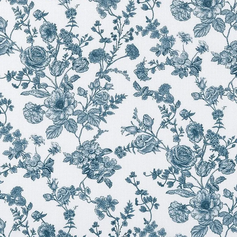 No 918 Elara Tonal Botanical 2-pc. Rod Pocket Window Tier