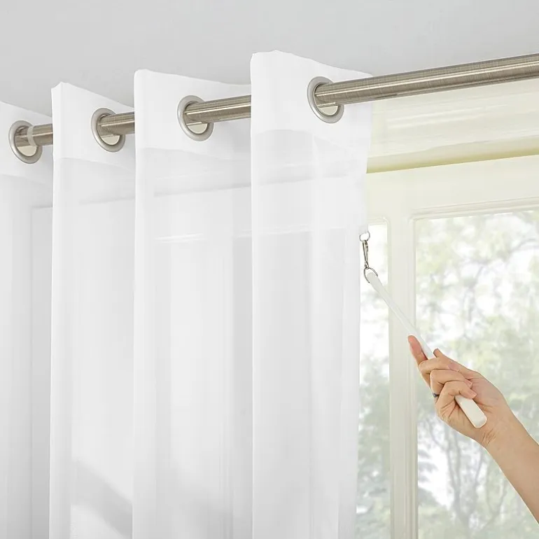 No 918 Emily Patio Sheer Grommet Top Single Patio Door Curtain