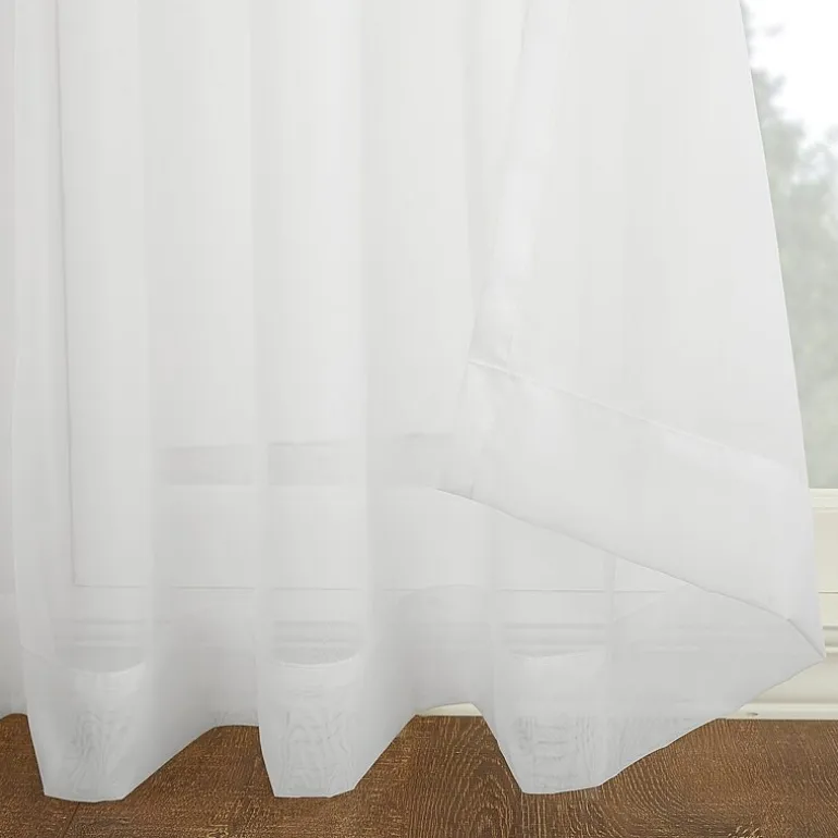No 918 Emily Patio Sheer Grommet Top Single Patio Door Curtain