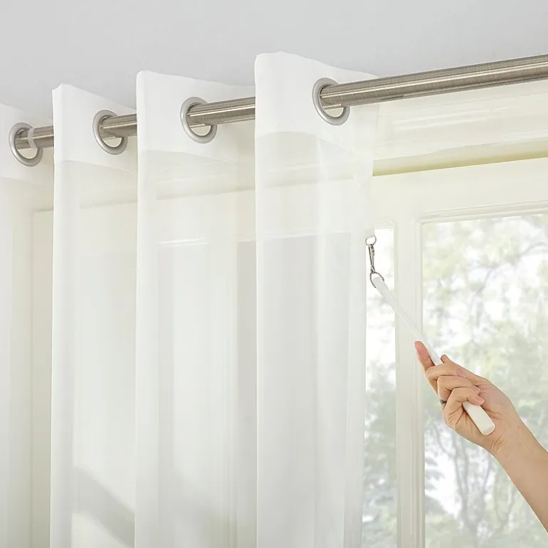No 918 Emily Patio Sheer Grommet Top Single Patio Door Curtain
