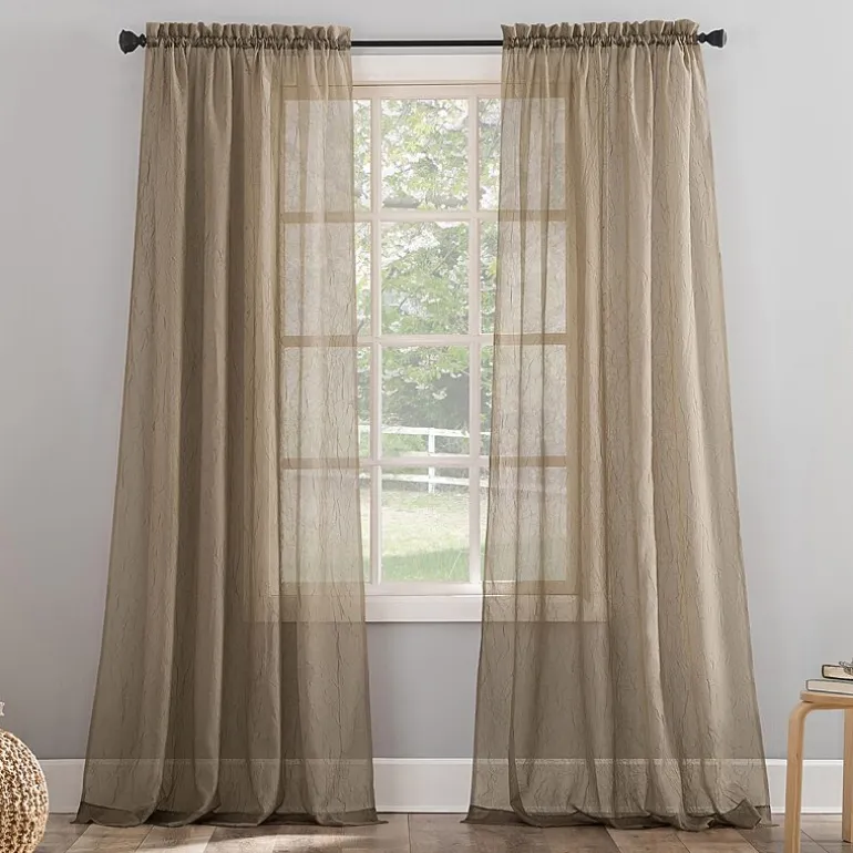 No 918 Erica Rod Pocket Sheer Single Curtain Panel