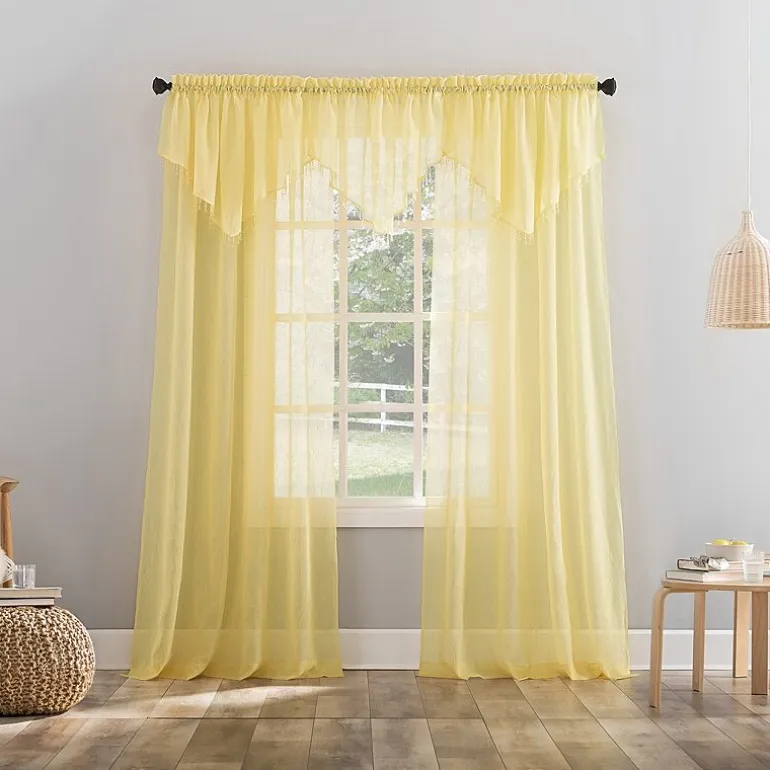 No 918 Erica Rod Pocket Sheer Single Curtain Panel