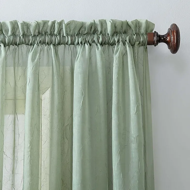 No 918 Erica Rod Pocket Sheer Single Curtain Panel