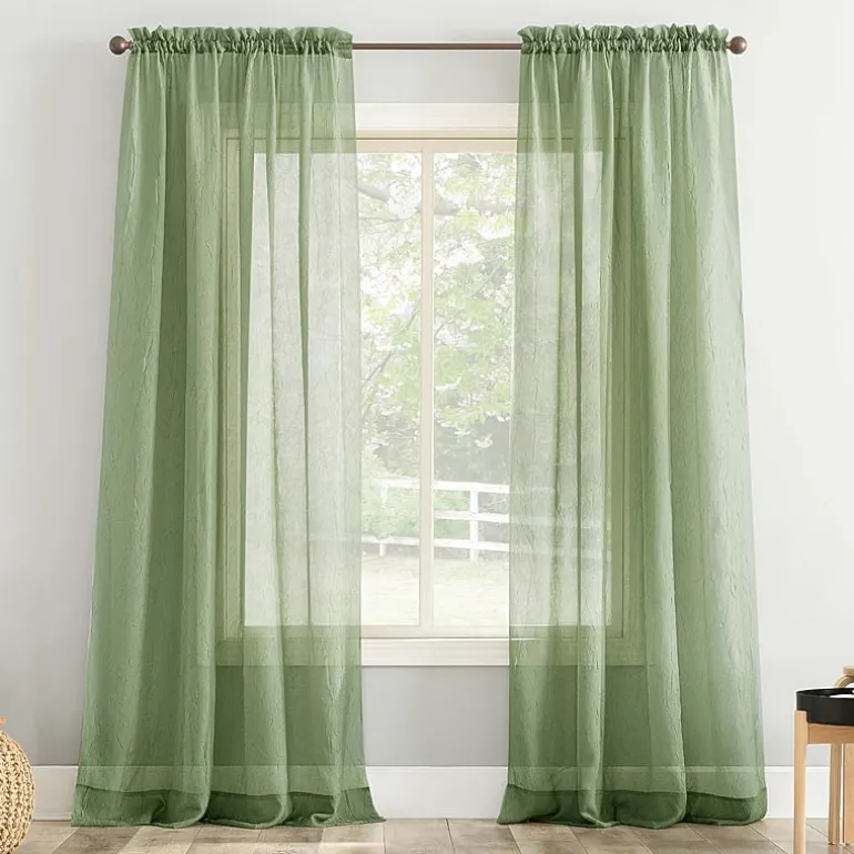 No 918 Erica Rod Pocket Sheer Single Curtain Panel