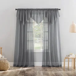 No 918 Erica Rod Pocket Sheer Single Curtain Panel