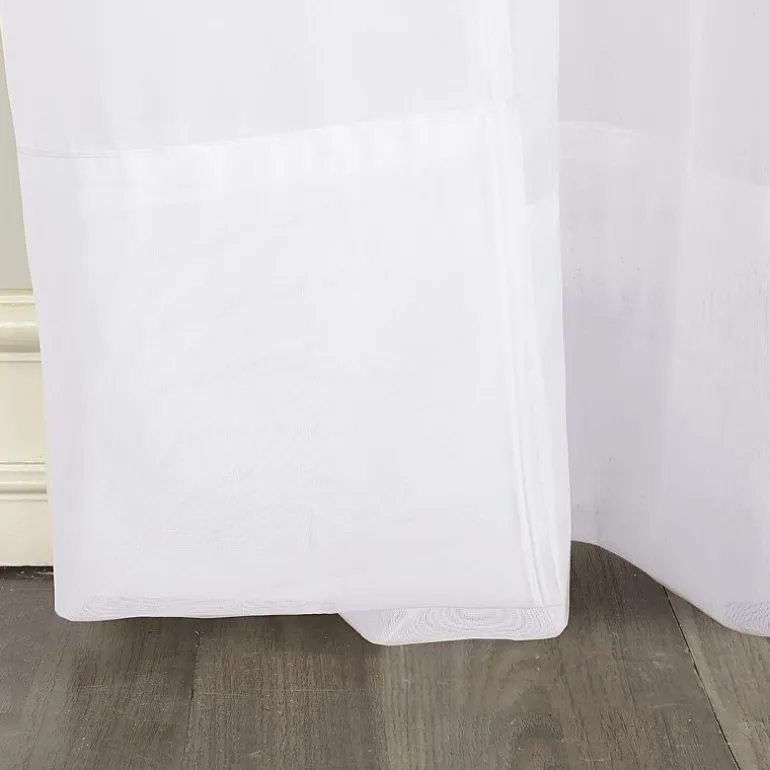 No 918 Erica Rod Pocket Sheer Single Curtain Panel