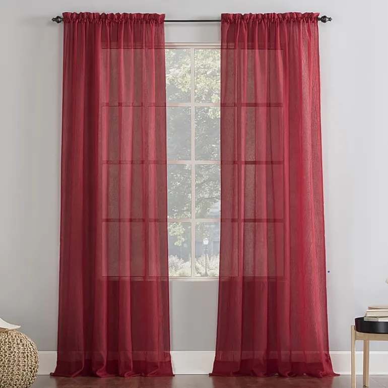 No 918 Erica Rod Pocket Sheer Single Curtain Panel