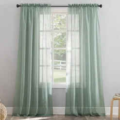 No 918 Erica Rod Pocket Sheer Single Curtain Panel