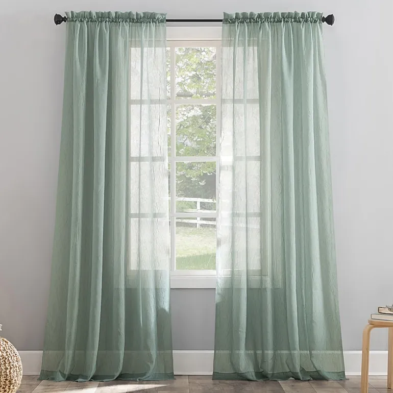 No 918 Erica Rod Pocket Sheer Single Curtain Panel