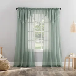 No 918 Erica Rod Pocket Sheer Single Curtain Panel