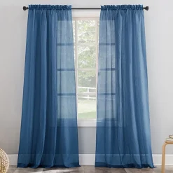 No 918 Erica Rod Pocket Sheer Single Curtain Panel