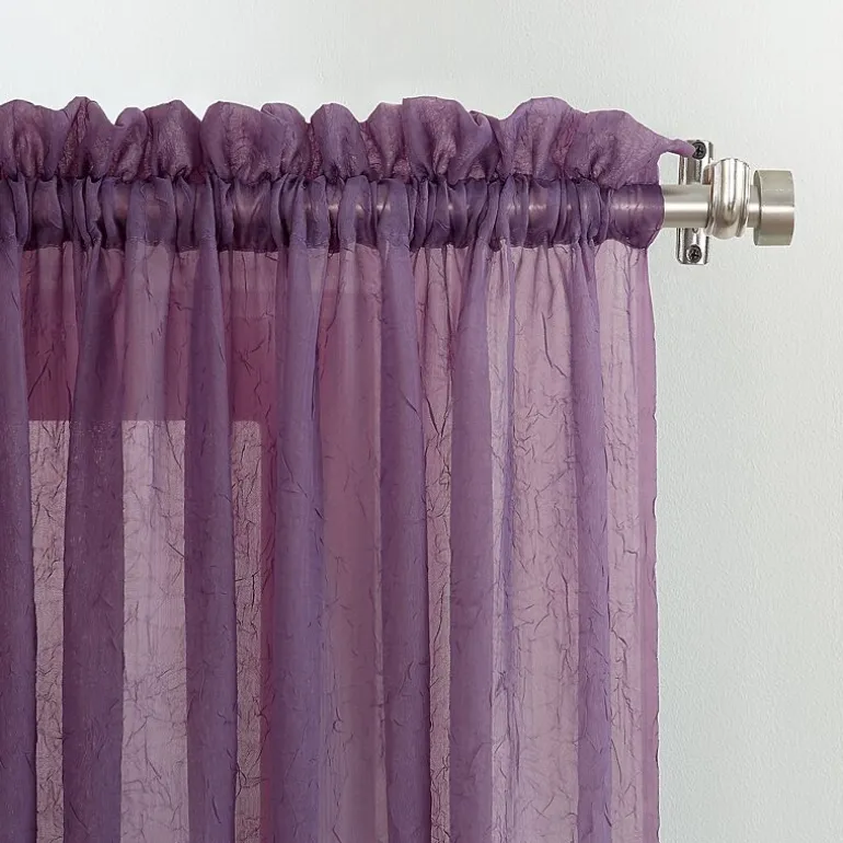 No 918 Erica Rod Pocket Sheer Single Curtain Panel