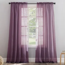 No 918 Erica Rod Pocket Sheer Single Curtain Panel
