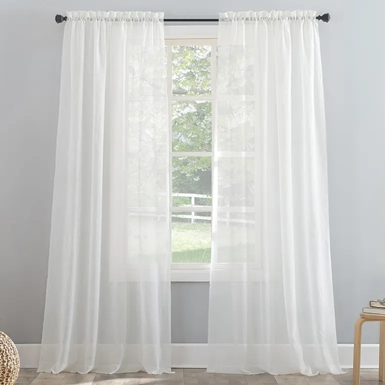 No 918 Erica Rod Pocket Sheer Single Curtain Panel