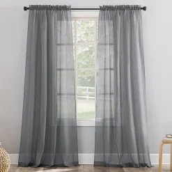 No 918 Erica Rod Pocket Sheer Single Curtain Panel