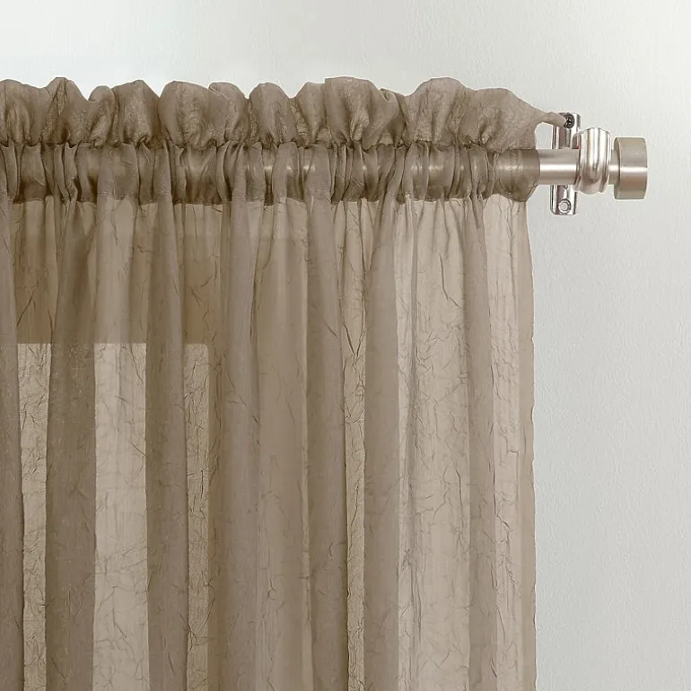 No 918 Erica Rod Pocket Sheer Single Curtain Panel