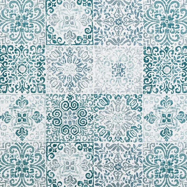 No 918 Genoa Mosaic Rod Pocket Tailored Valance