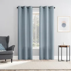 No 918 Harmon Print Grommet Top Light-Filtering Set of 4 Curtain Panel