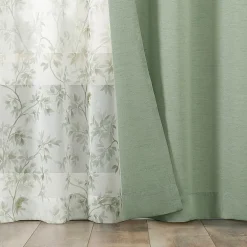 No 918 Harmon Print Grommet Top Light-Filtering Set of 4 Curtain Panel