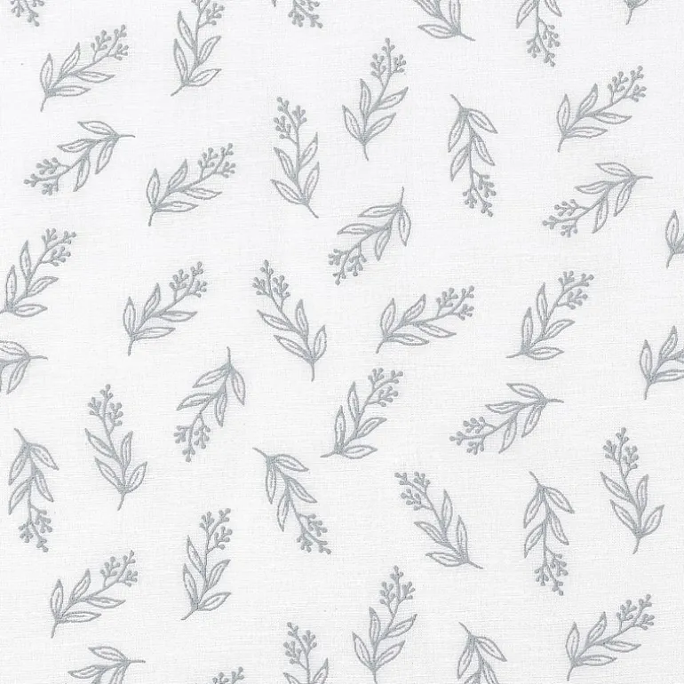 No 918 Hawthorne Floral Leaf 2-pc. Rod Pocket Window Tier