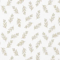 No 918 Hawthorne Floral Leaf 2-pc. Rod Pocket Window Tier