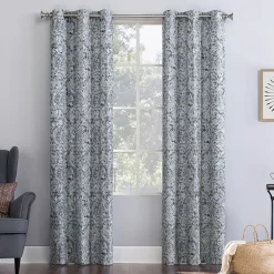 No 918 Kenji Grommet Top Energy Saving Sheer Single Curtain Panel