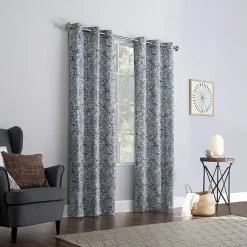 No 918 Kenji Grommet Top Energy Saving Sheer Single Curtain Panel