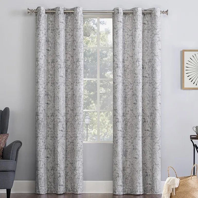 No 918 Kenji Grommet Top Energy Saving Sheer Single Curtain Panel