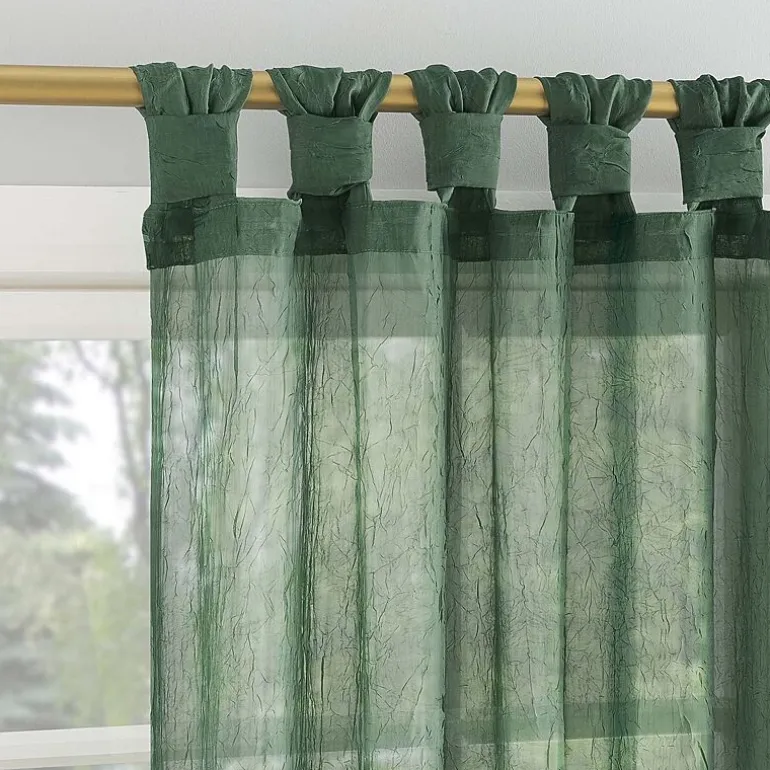 No 918 Krista Tab Top Sheer Single Curtain Panel