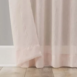 No 918 Krista Tab Top Sheer Single Curtain Panel