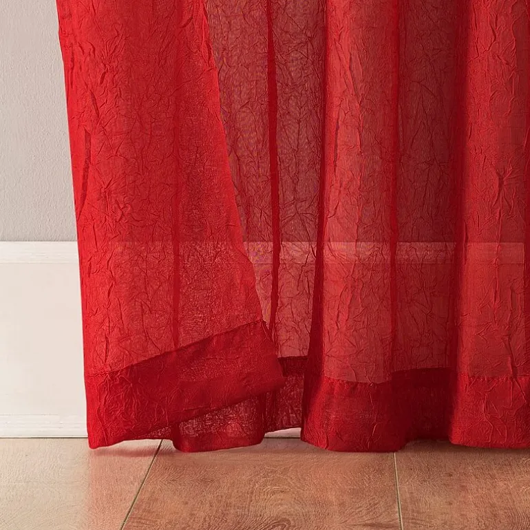 No 918 Krista Tab Top Sheer Single Curtain Panel