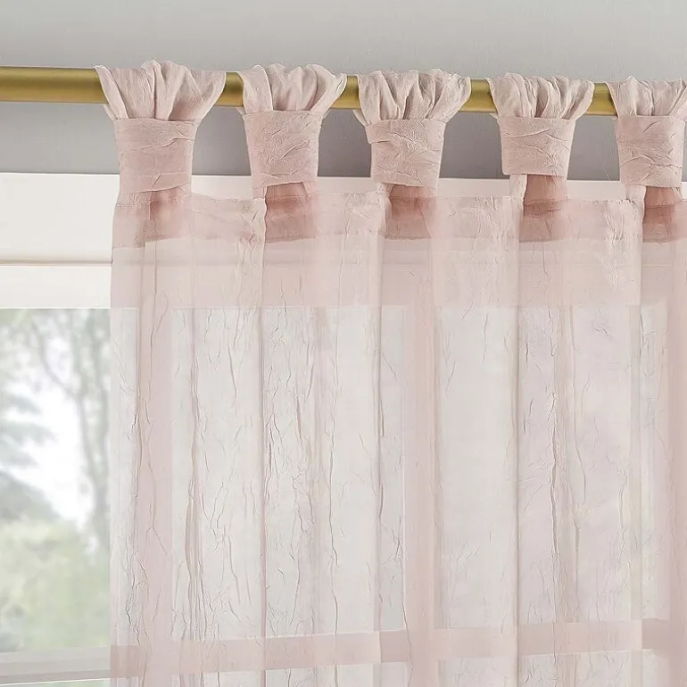 No 918 Krista Tab Top Sheer Single Curtain Panel