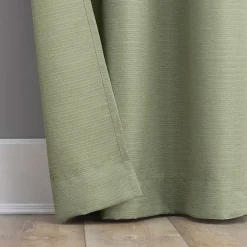 No 918 Landon Textured Grommet Top Light-Filtering Single Curtain Panel