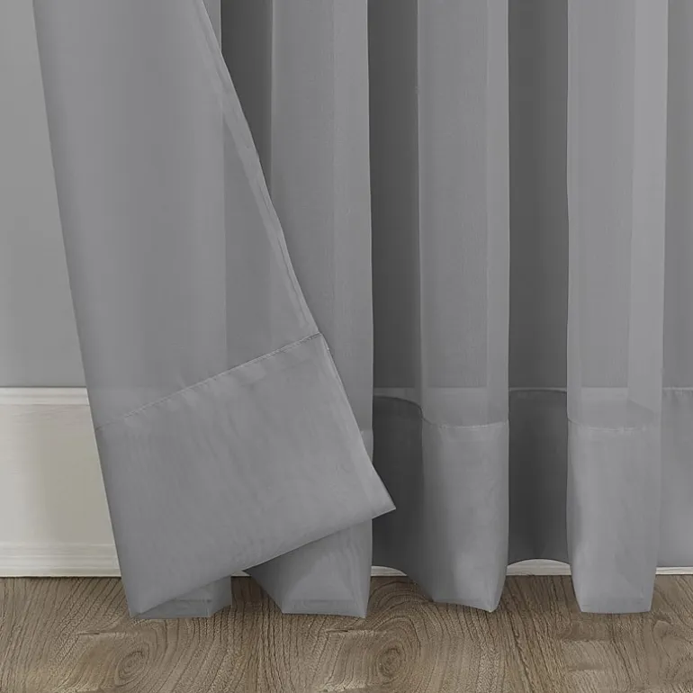 No 918 Mallory Rod Pocket Sheer Single Curtain Panel
