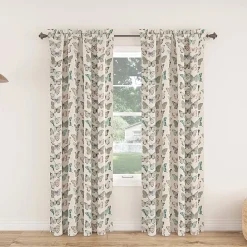 No 918 Marepesia Rod Pocket Light-Filtering Single Curtain Panel
