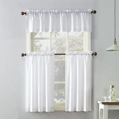 No 918 Martine 3-pc. Rod Pocket Window Tier