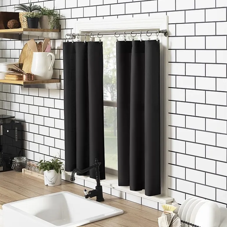 No 918 Martine 3-pc. Rod Pocket Window Tier