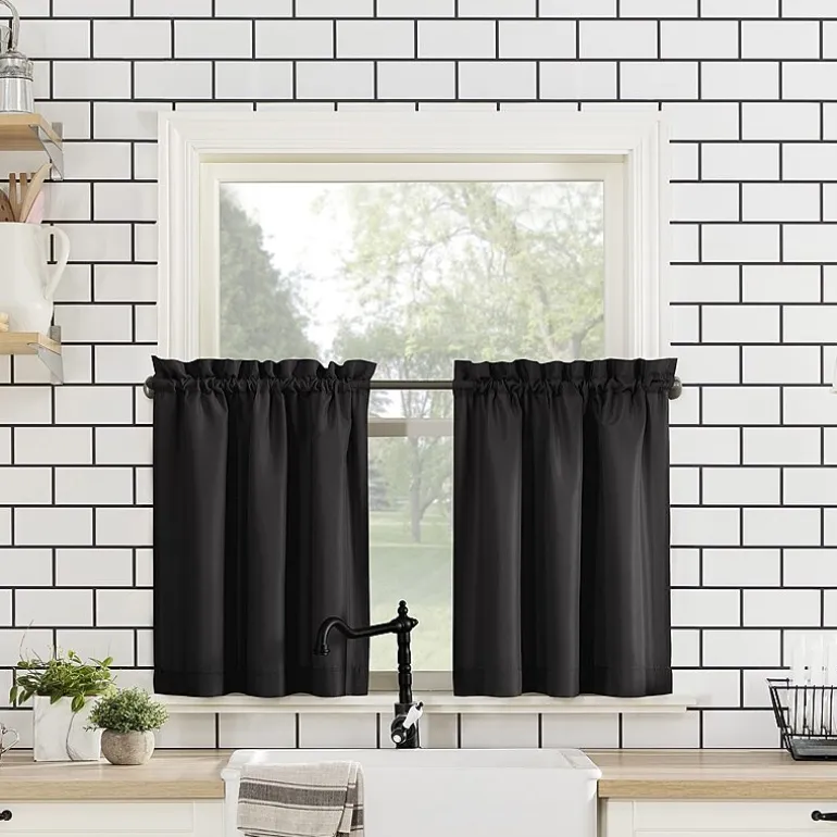 No 918 Martine 3-pc. Rod Pocket Window Tier