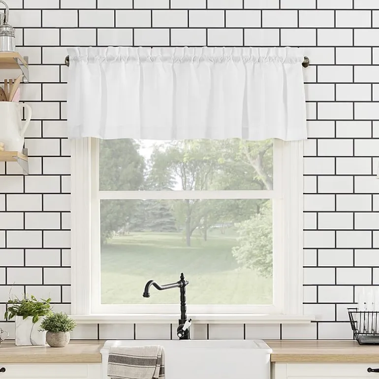 No 918 Martine 3-pc. Rod Pocket Window Tier