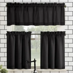 No 918 Martine 3-pc. Rod Pocket Window Tier