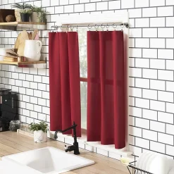 No 918 Martine 3-pc. Rod Pocket Window Tier