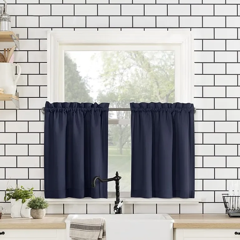 No 918 Martine 3-pc. Rod Pocket Window Tier